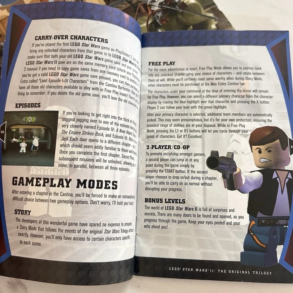 LEGO Marvel Star Wars Bundle of 2 Instruction‎ Manuals Star Wars & Star Wars II